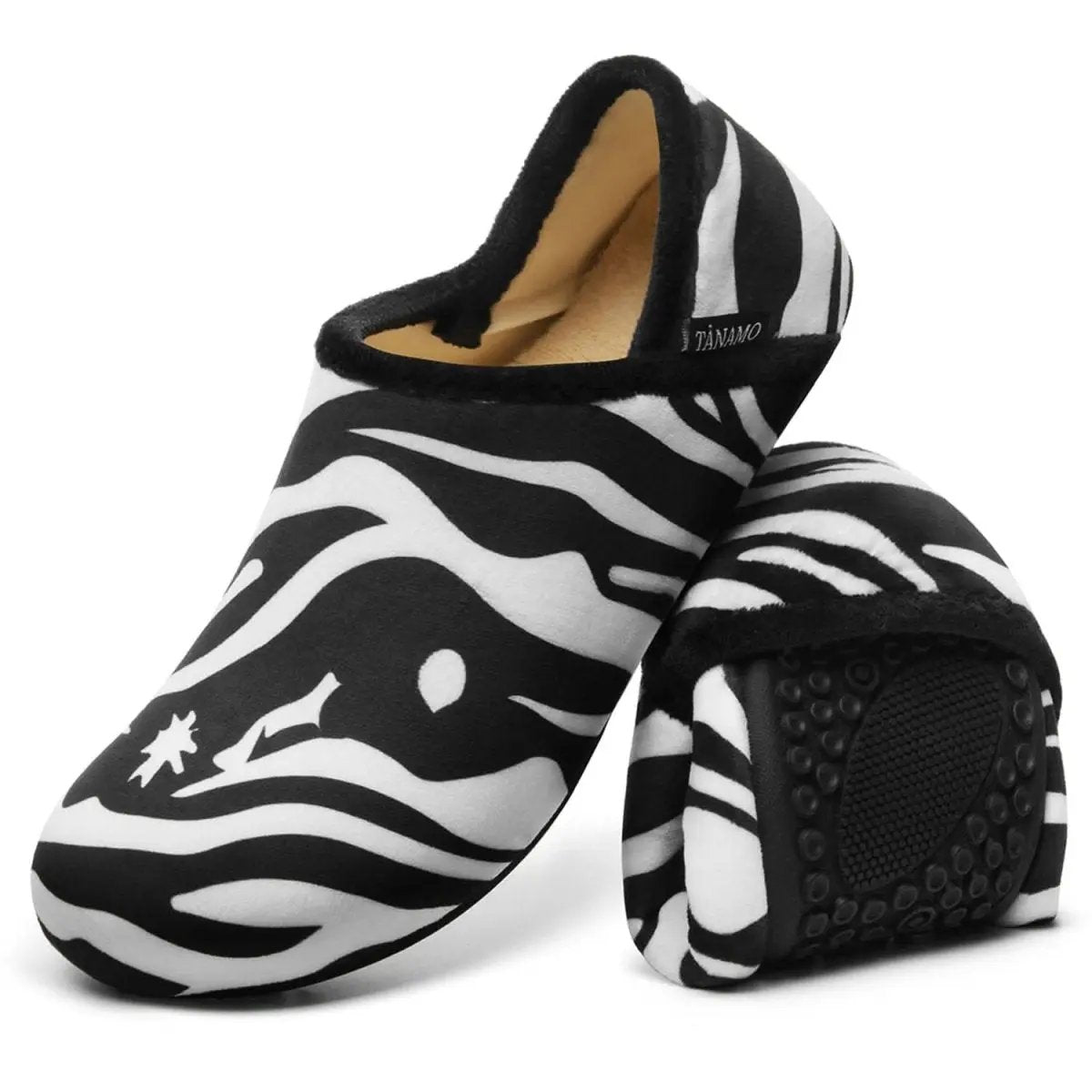 House Slippers for Women Men Indoor Barefoot Slippers Socks Furry Slip on House Shoes Cozy Comfy Slippers for Home Bedroom Travel Yoga - Love Salve